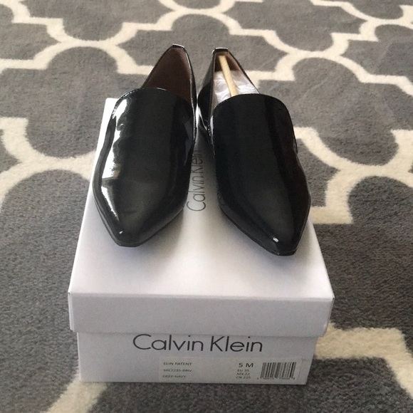 Calvin Klein Shoes - NWT Calvin Klein leather pointy toe loafers.
